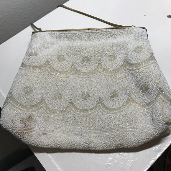 Vintage Michel Swiss Beaded Evening Bag Clutch - Picture 4 of 12